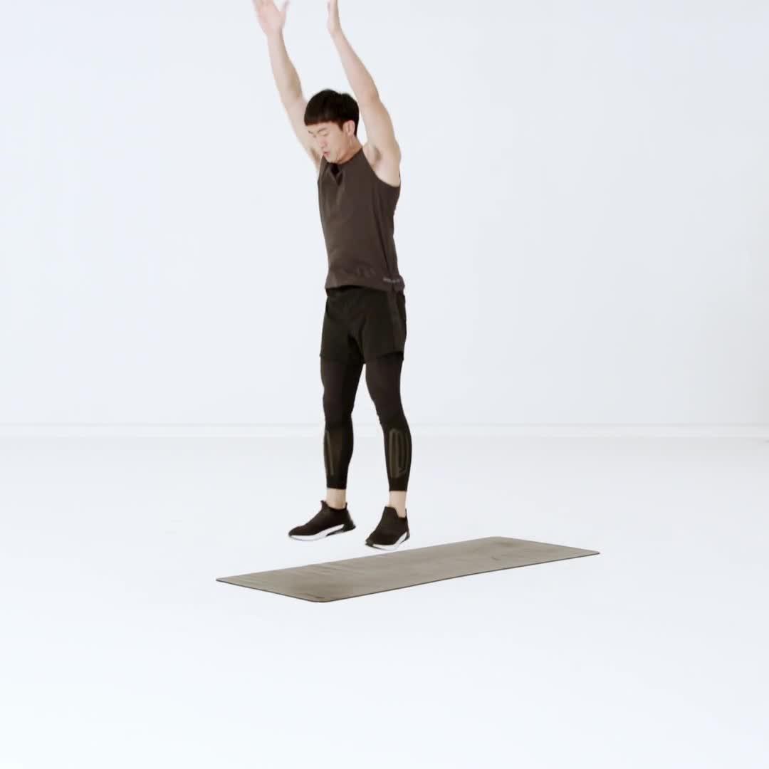 单手支撑简易波比_keep