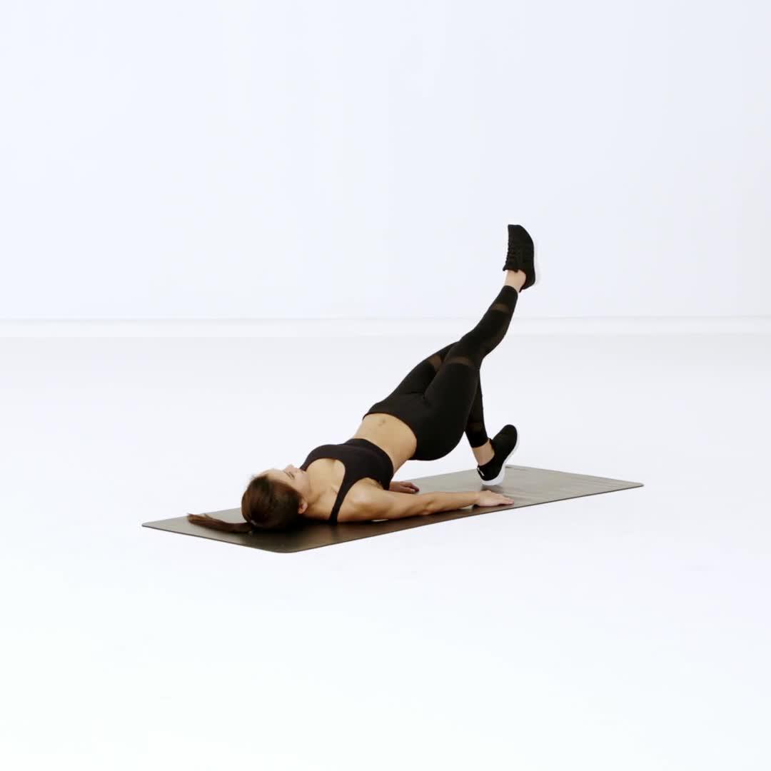 动作库单腿臀桥