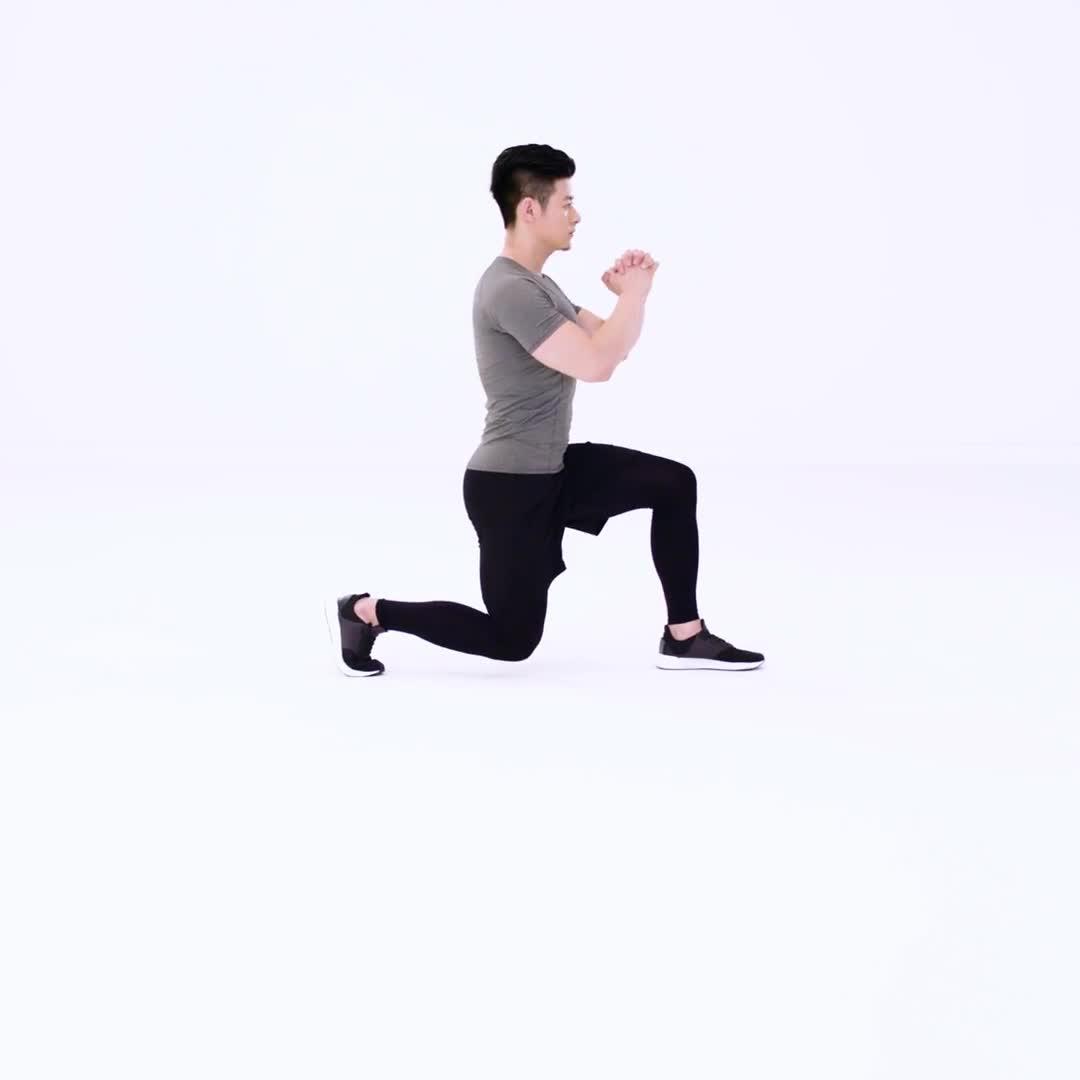 【翹臀運動教學】「深蹲點步+交叉步下蹲」一天2動作，30天練成完美臀型！ | Vogue Taiwan